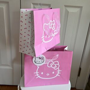 Hello Kitty Pink Gift Bags 2 Pack
